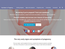 Tablet Screenshot of countdowntopregnancy.com